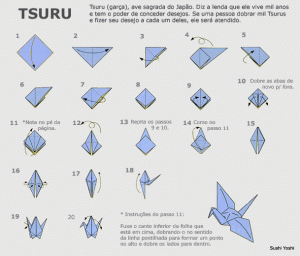 Aprenda a fazer um tsuru